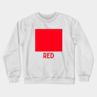 Learn Your Colours - Red Crewneck Sweatshirt